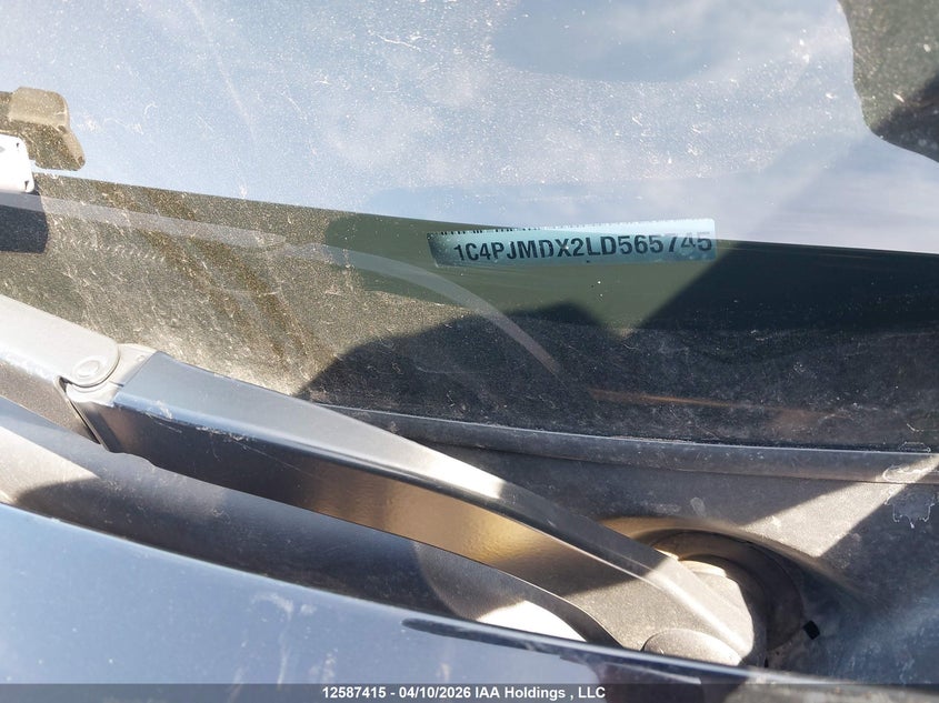 2020 Jeep Cherokee High Altitude VIN: 1C4PJMDX2LD565745 Lot: 12587415