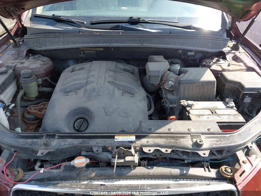 2009 Hyundai Santa Fe VIN: 5NMSG13E19H285483 Lot: 12587449