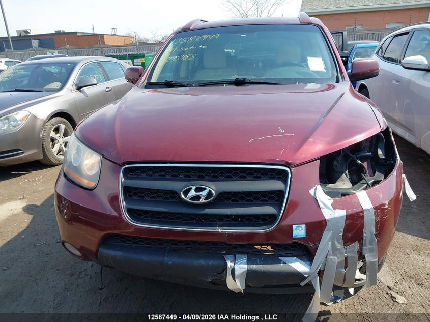 2009 Hyundai Santa Fe VIN: 5NMSG13E19H285483 Lot: 12587449