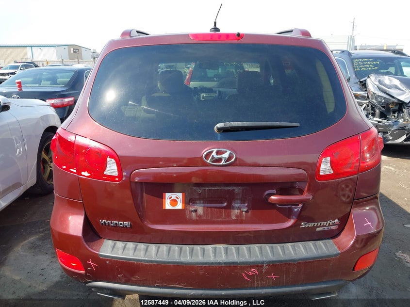 2009 Hyundai Santa Fe VIN: 5NMSG13E19H285483 Lot: 12587449