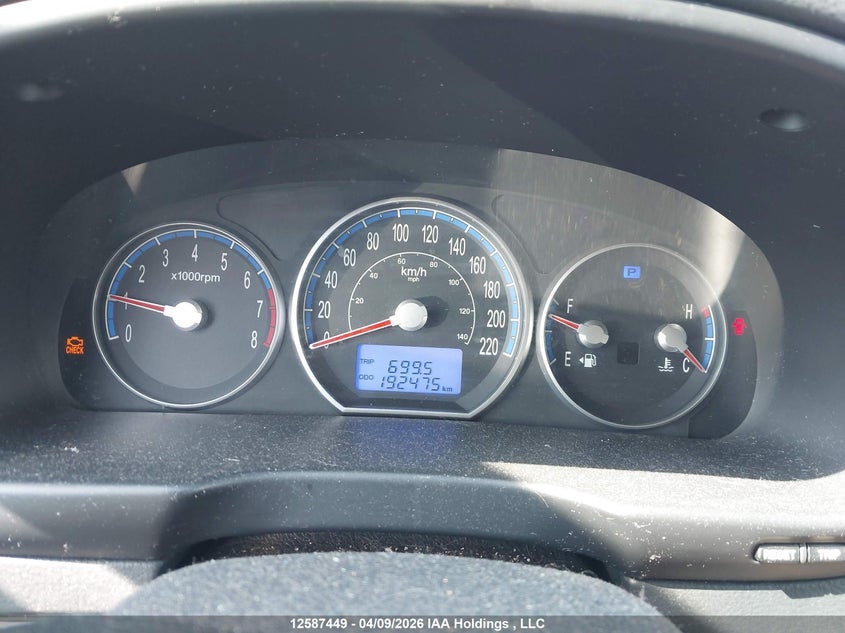 2009 Hyundai Santa Fe VIN: 5NMSG13E19H285483 Lot: 12587449