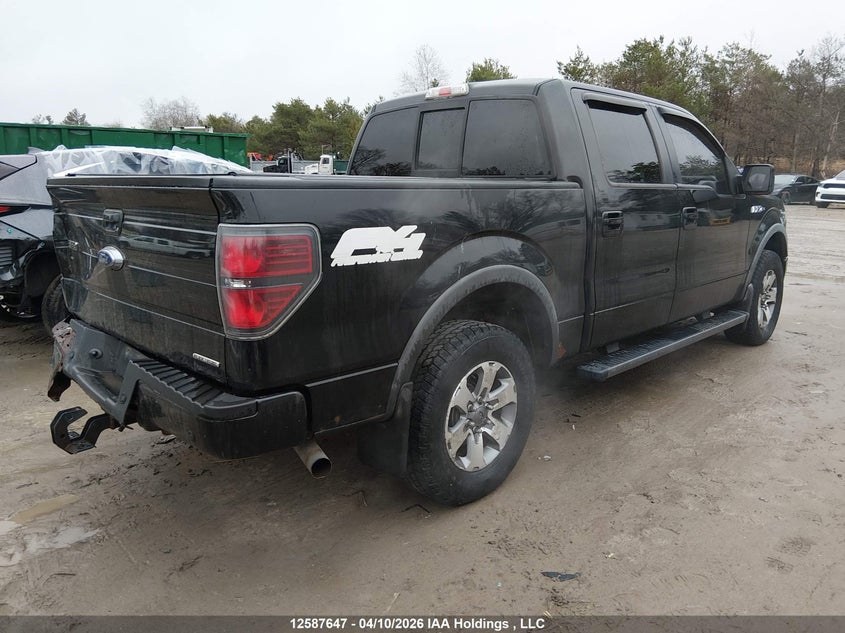 2013 Ford F-150 5.0 Supercrew Black Lot 111012587647 Vin 1FTFW1EF4DFB61854