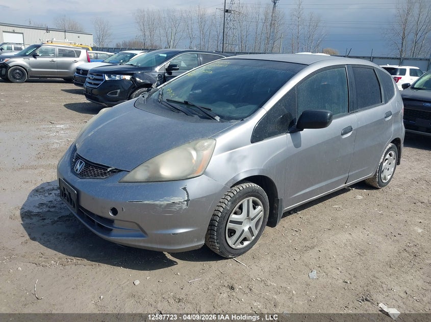 2009 Honda Fit Dx-A, Front, IAAI, VIN JHMGE88329S802059 — photo 2