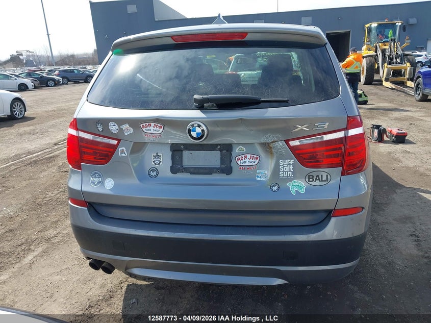 2011 BMW X3 xDrive28I VIN: 5UXWX5C52BL703495 Lot: 12587773