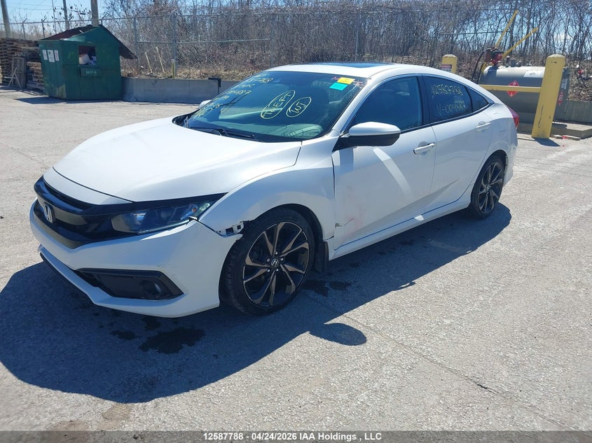 Vin: 2hgfc2f84mh004887, lot: 2983958, honda civic 20212