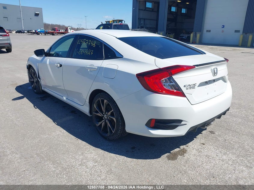 Vin: 2hgfc2f84mh004887, lot: 2983958, honda civic 20213