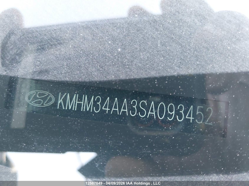 2025 Hyundai Ioniq 6 Preferred Long Range VIN: KMHM34AA3SA093452 Lot: 12587849