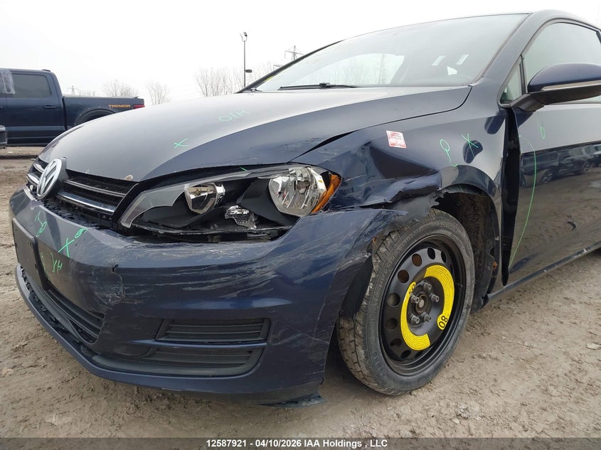 2015 Volkswagen Golf VIN: 3VW817AU8FM025726 Lot: 12587921