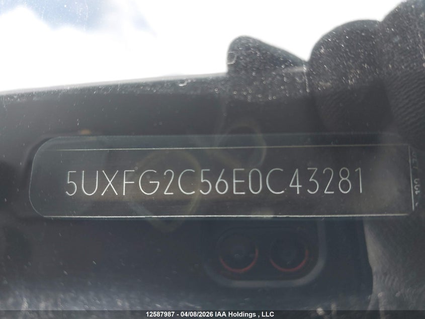 2014 BMW X6 xDrive35I VIN: 5UXFG2C56E0C43281 Lot: 12587987