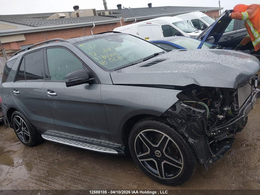 2018 Mercedes-Benz Gle 400 4Matic VIN: 4JGDA5GB4JB118606 Lot: 12588105