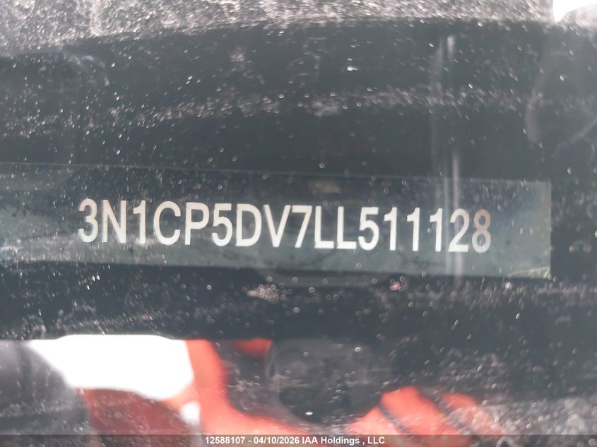 2020 Nissan Kicks Sr VIN: 3N1CP5DV7LL511128 Lot: 12588107