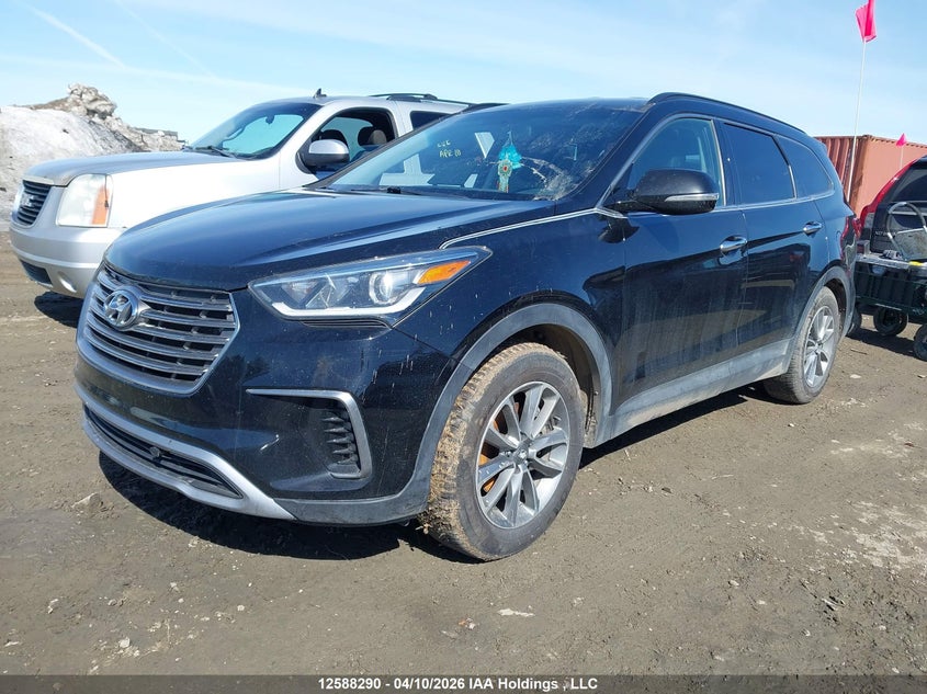 2018 Hyundai Santa Fe, Викрадення, IAAI, VIN KM8SNDHF8JU287247 — фото 2