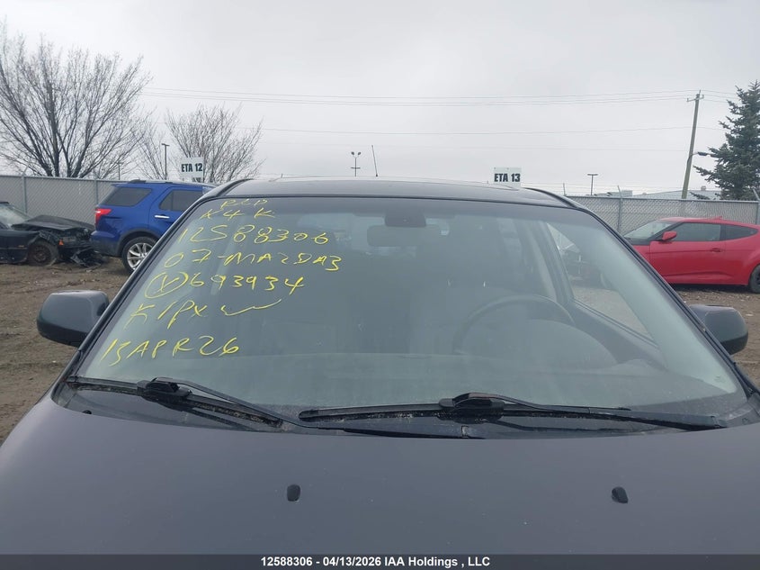 2007 Mazda 3 Hatchback VIN: JM1BK343171693934 Lot: 12588306