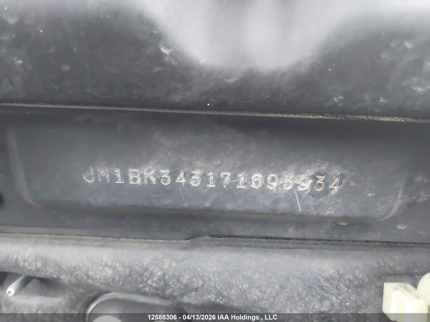 2007 Mazda 3 Hatchback VIN: JM1BK343171693934 Lot: 12588306