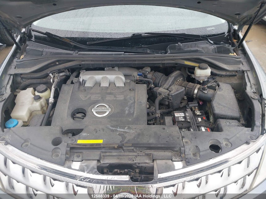 2006 Nissan Murano Sl/Se/S VIN: JN8AZ08W06W539506 Lot: 12588339