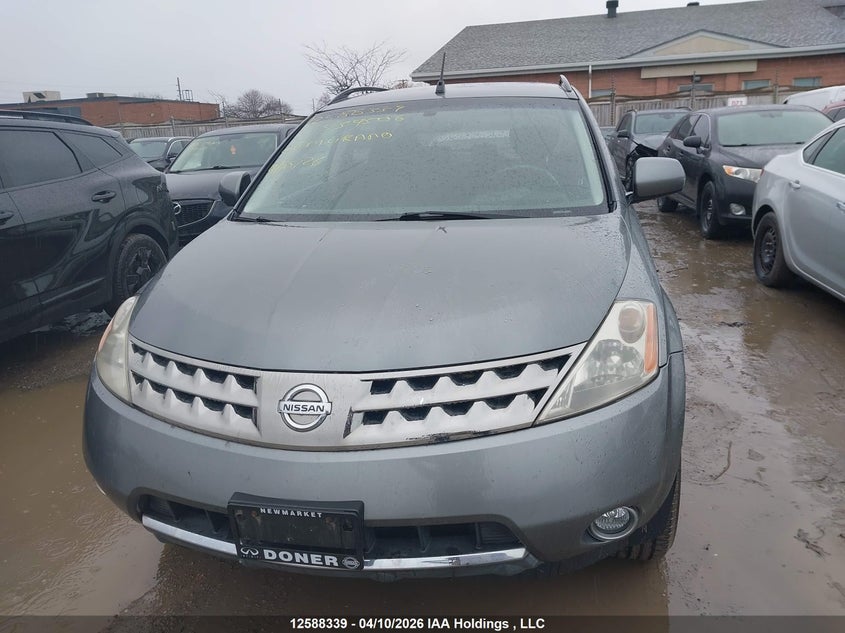 2006 Nissan Murano Sl/Se/S VIN: JN8AZ08W06W539506 Lot: 12588339