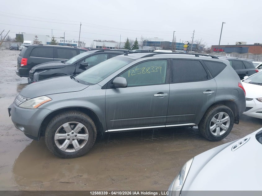 2006 Nissan Murano Sl/Se/S VIN: JN8AZ08W06W539506 Lot: 12588339