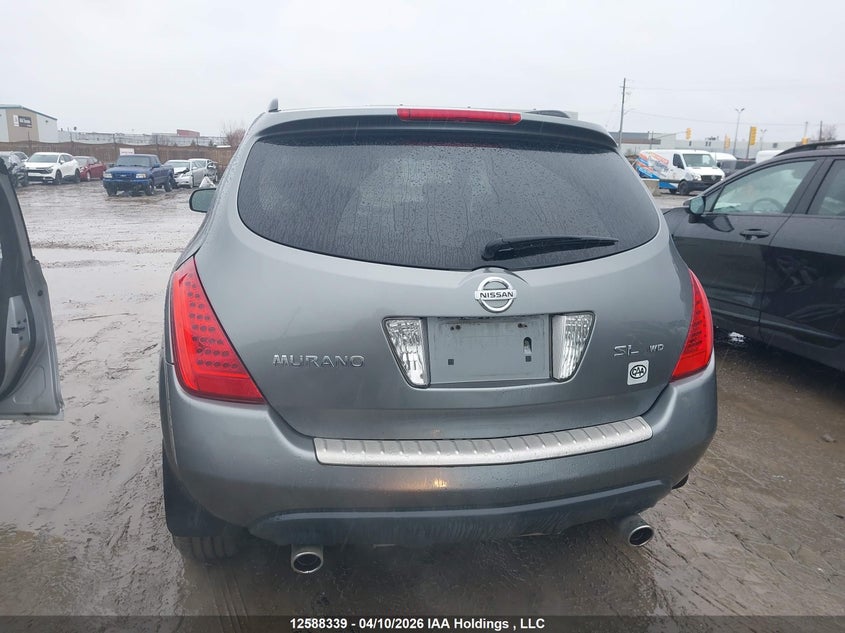 2006 Nissan Murano Sl/Se/S VIN: JN8AZ08W06W539506 Lot: 12588339
