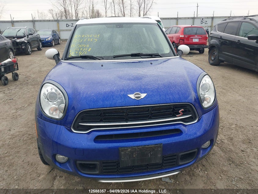 2015 Mini Cooper S Countryman VIN: WMWZC5C57FWP49058 Lot: 12588357