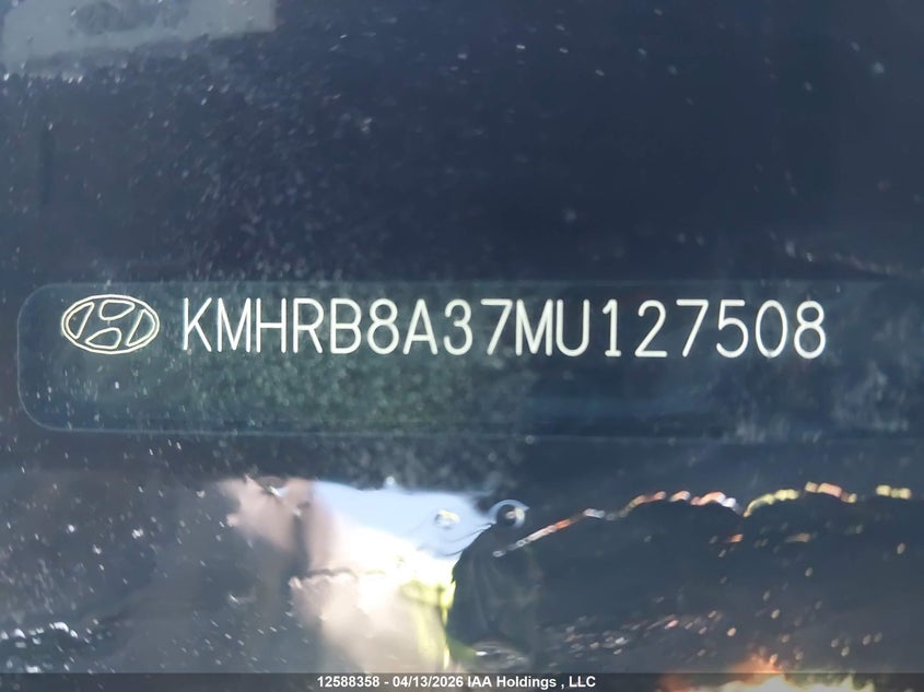 2021 Hyundai Venue Essential Auto Ivt With Two-Tone Body Colour VIN: KMHRB8A37MU127508 Lot: 12588358