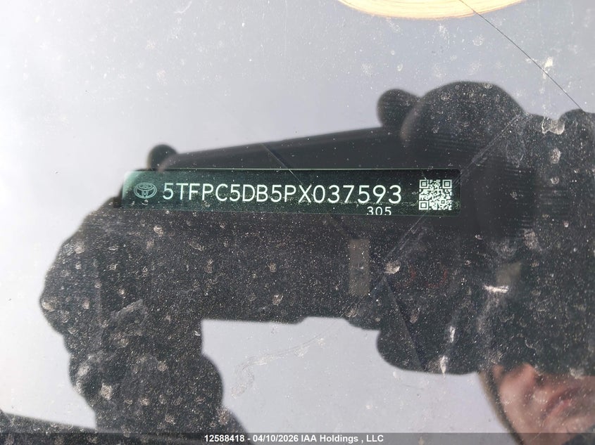 2023 Toyota Tundra Crewmax Limited/Crewmax Trd Pro VIN: 5TFPC5DB5PX037593 Lot: 12588418