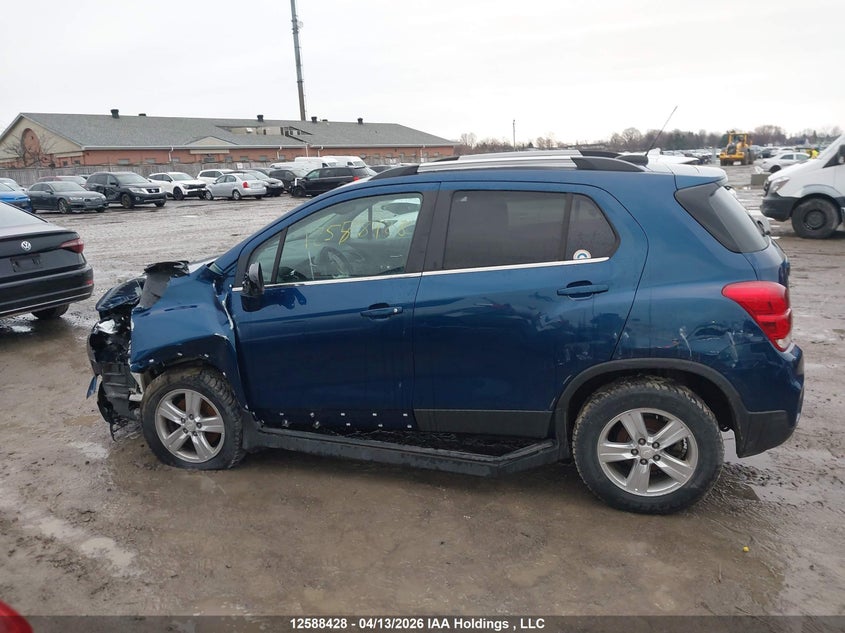 2019 Chevrolet Trax Lt VIN: 3GNCJPSBXKL221846 Lot: 12588428