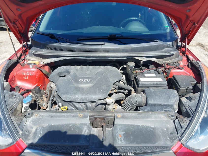 2013 Hyundai Veloster Tech VIN: KMHTC6AD0DU105348 Lot: 12588441