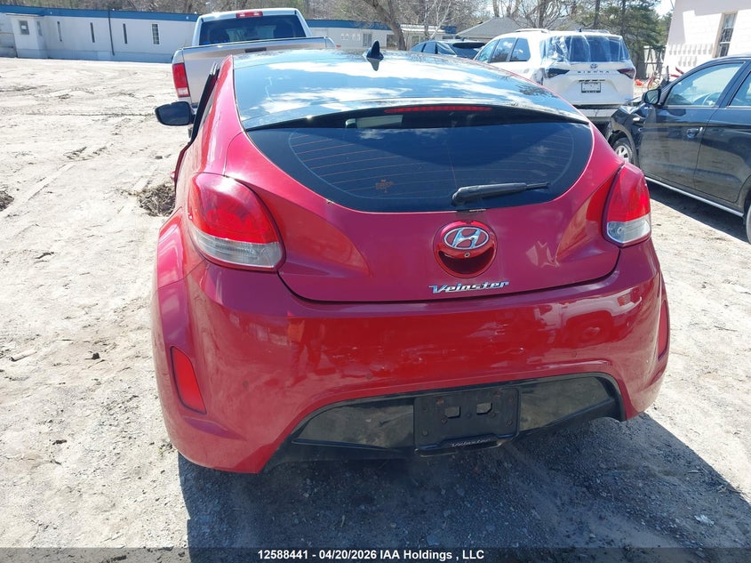 2013 Hyundai Veloster Tech VIN: KMHTC6AD0DU105348 Lot: 12588441