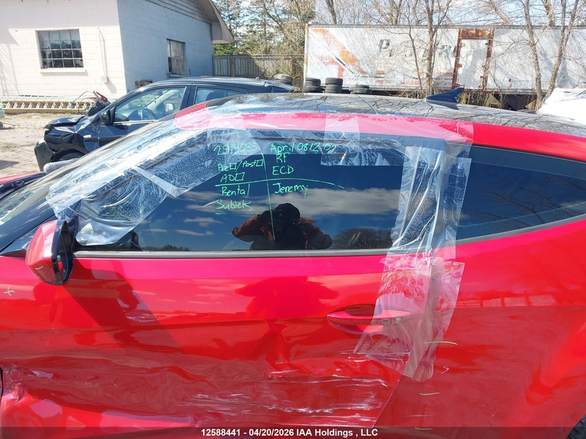 2013 Hyundai Veloster Tech VIN: KMHTC6AD0DU105348 Lot: 12588441