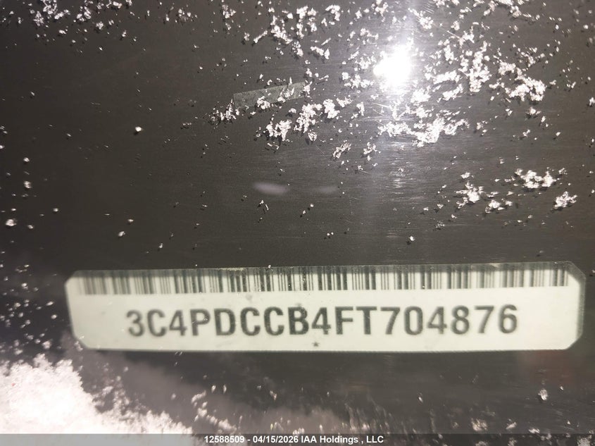 2015 Dodge Journey Sxt/Limited VIN: 3C4PDCCB4FT704876 Lot: 12588509