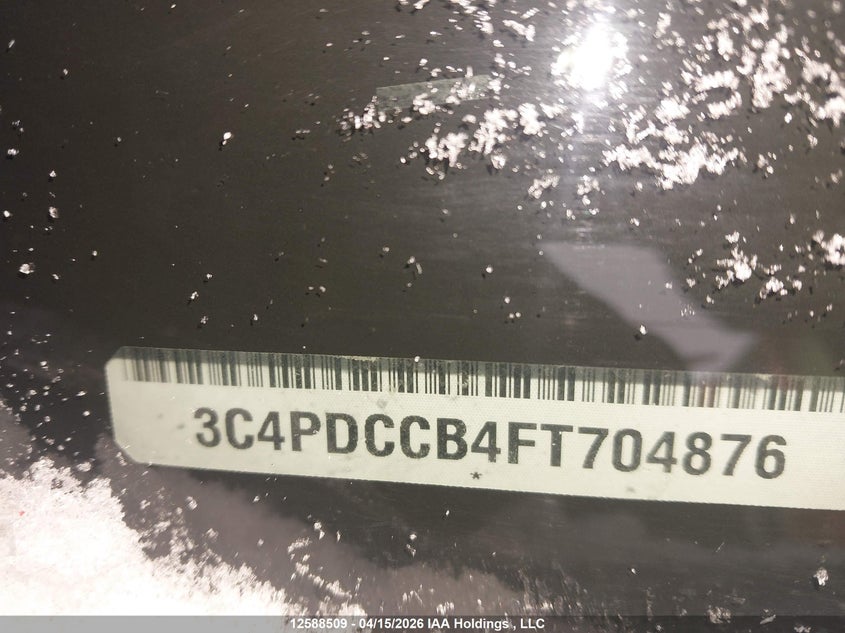 2015 Dodge Journey Sxt/Limited VIN: 3C4PDCCB4FT704876 Lot: 12588509