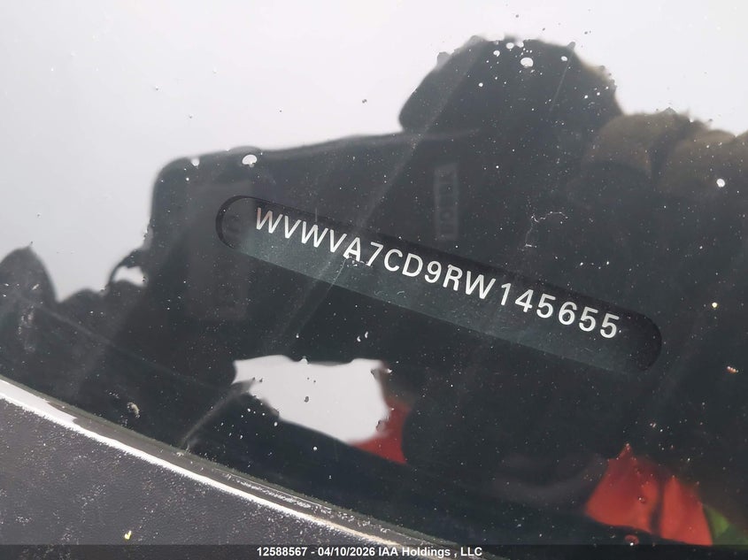 2024 Volkswagen Gti Autobahn VIN: WVWVA7CD9RW145655 Lot: 12588567