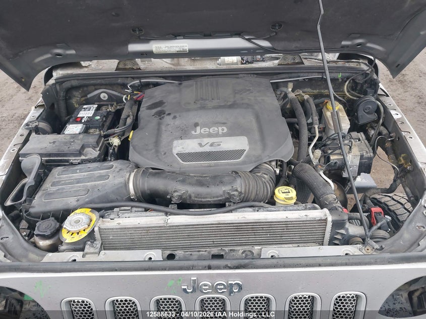 2016 Jeep Wrangler Sahara VIN: 1C4AJWBG1GL117190 Lot: 12588633