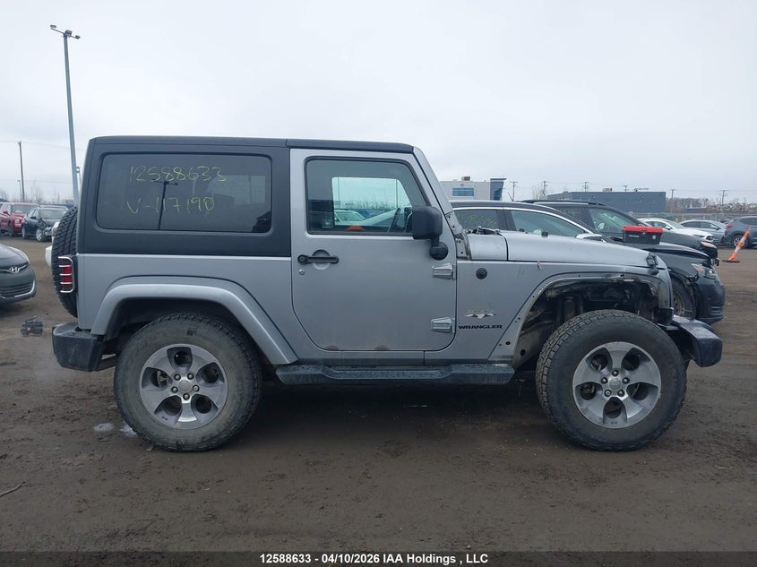 2016 Jeep Wrangler Sahara VIN: 1C4AJWBG1GL117190 Lot: 12588633
