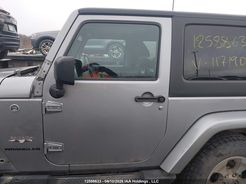 2016 Jeep Wrangler Sahara VIN: 1C4AJWBG1GL117190 Lot: 12588633