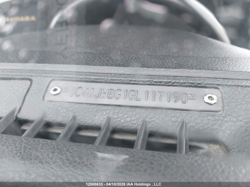 2016 Jeep Wrangler Sahara VIN: 1C4AJWBG1GL117190 Lot: 12588633