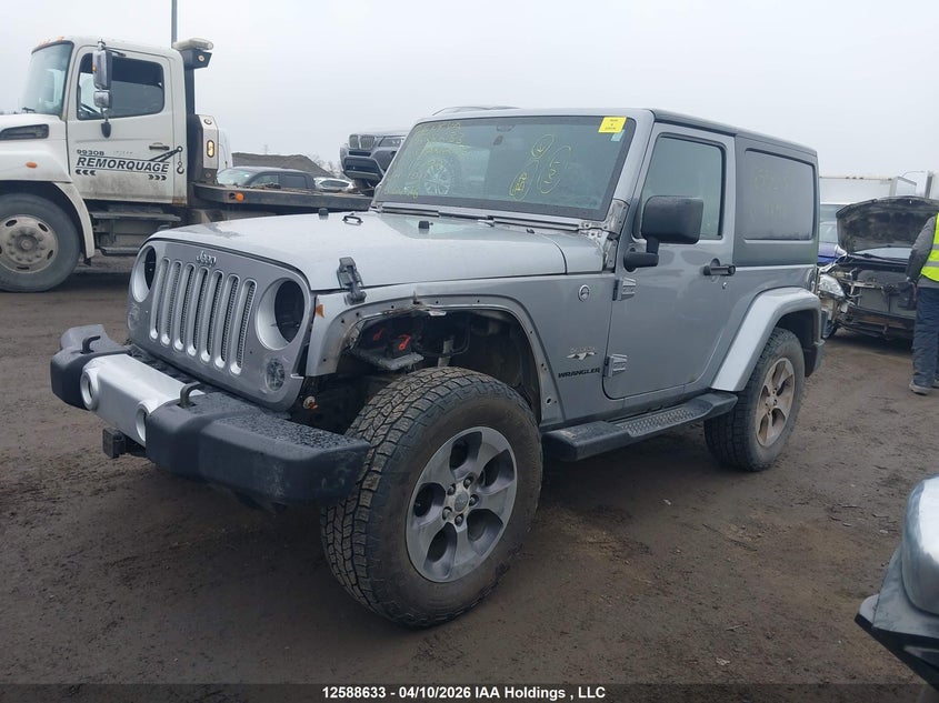 2016 Jeep Wrangler Sahara VIN: 1C4AJWBG1GL117190 Lot: 12588633