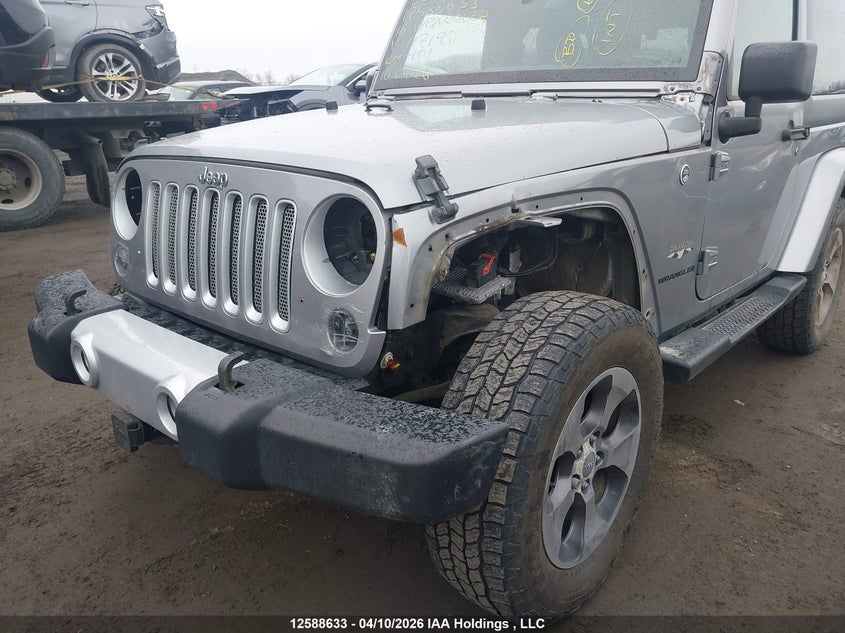 2016 Jeep Wrangler Sahara VIN: 1C4AJWBG1GL117190 Lot: 12588633