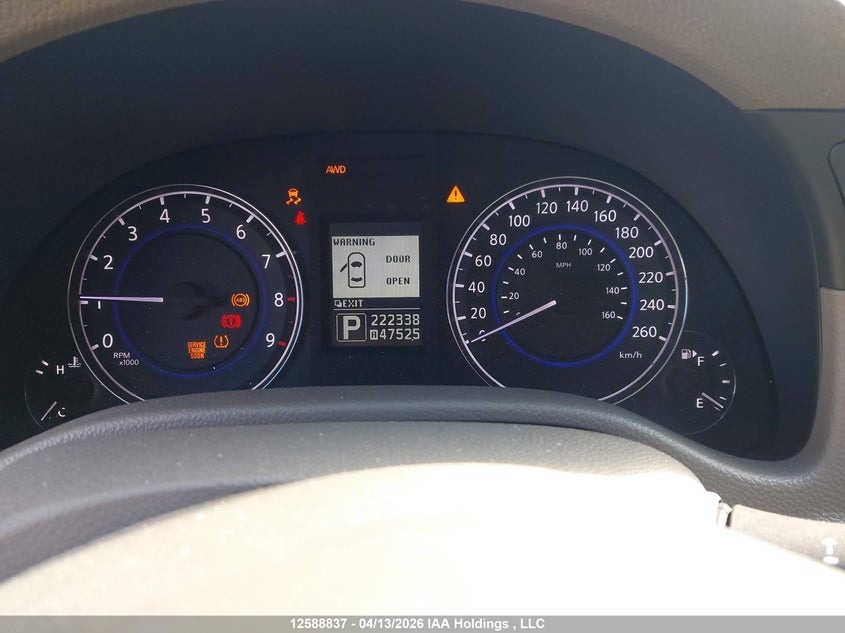 2011 Infiniti G37X VIN: JN1CV6AR8BM406055 Lot: 12588837