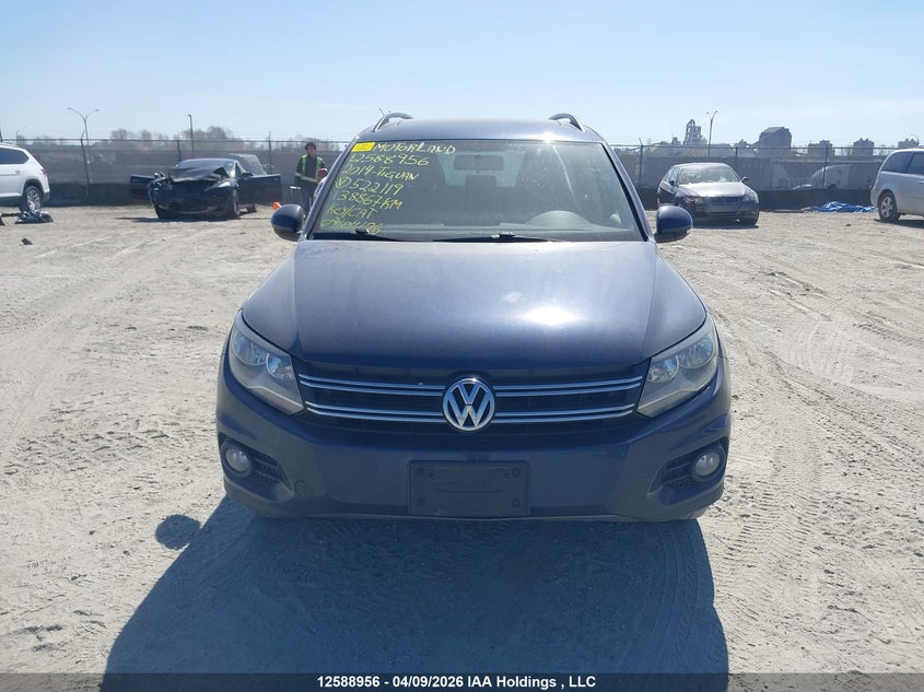 2014 Volkswagen Tiguan S/Se/Sel/R-Line VIN: WVGJV3AXXEW522119 Lot: 12588956