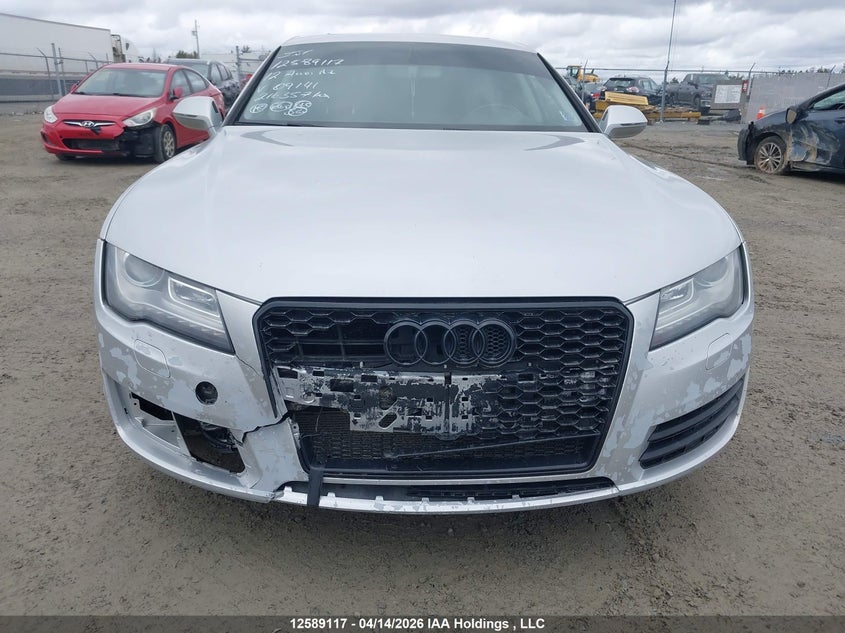 2012 Audi A7 Premium VIN: WAUWGCFC2CN091141 Lot: 12589117
