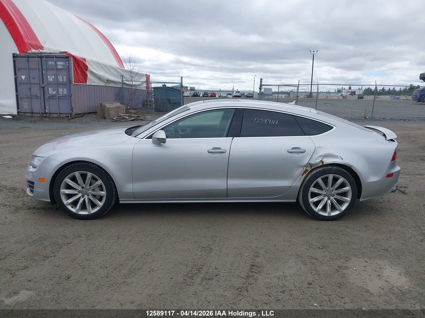 2012 Audi A7 Premium VIN: WAUWGCFC2CN091141 Lot: 12589117