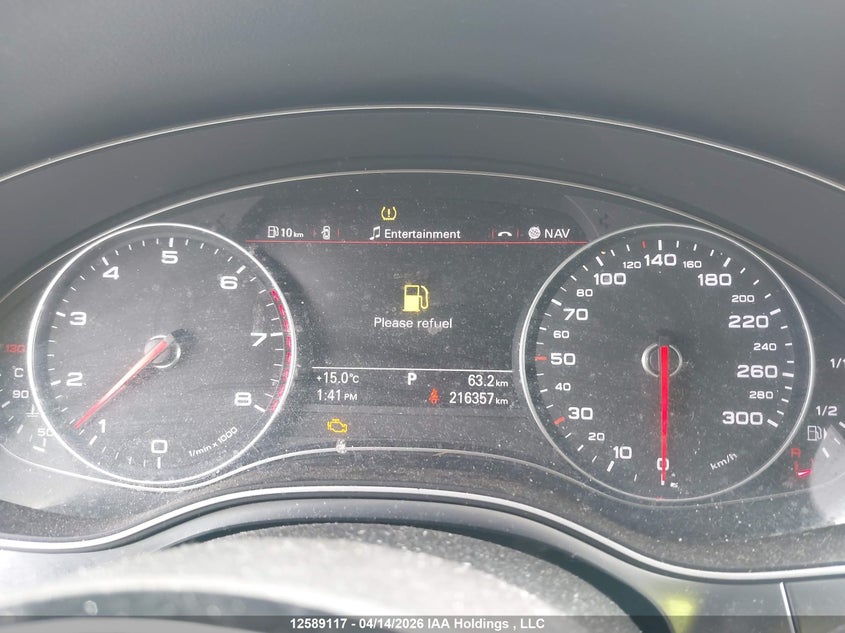 2012 Audi A7 Premium VIN: WAUWGCFC2CN091141 Lot: 12589117