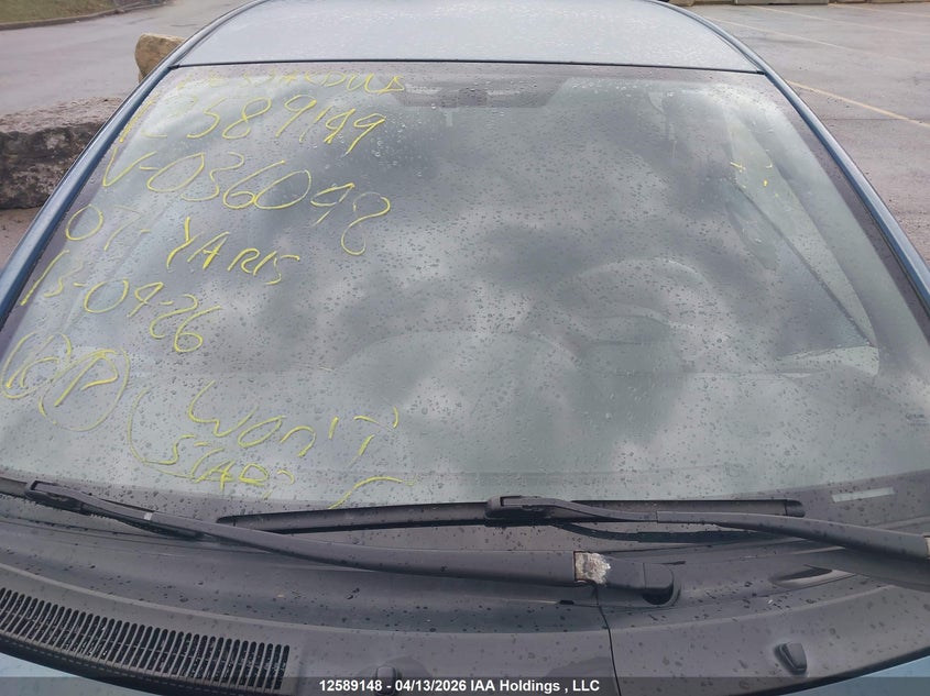 2007 Toyota Yaris VIN: JTDJT923275036048 Lot: 12589148