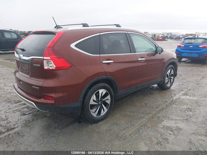 Vin: 5j6rm4h95fl802809, lot: 2985438, honda cr-v touring 20154