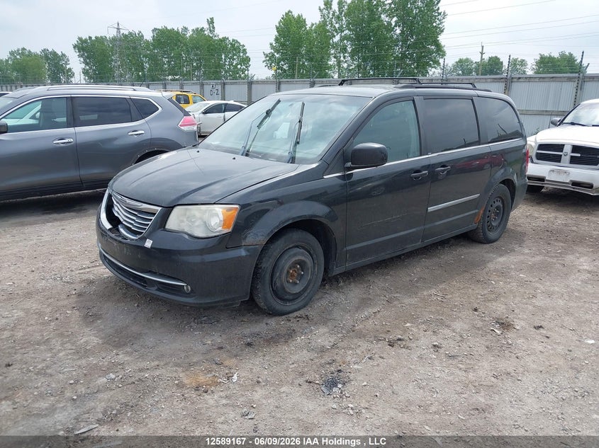 2012 Chrysler Town & Country Touring L, Front, IAAI, VIN 2C4RC1CGXCR273258 — photo 2