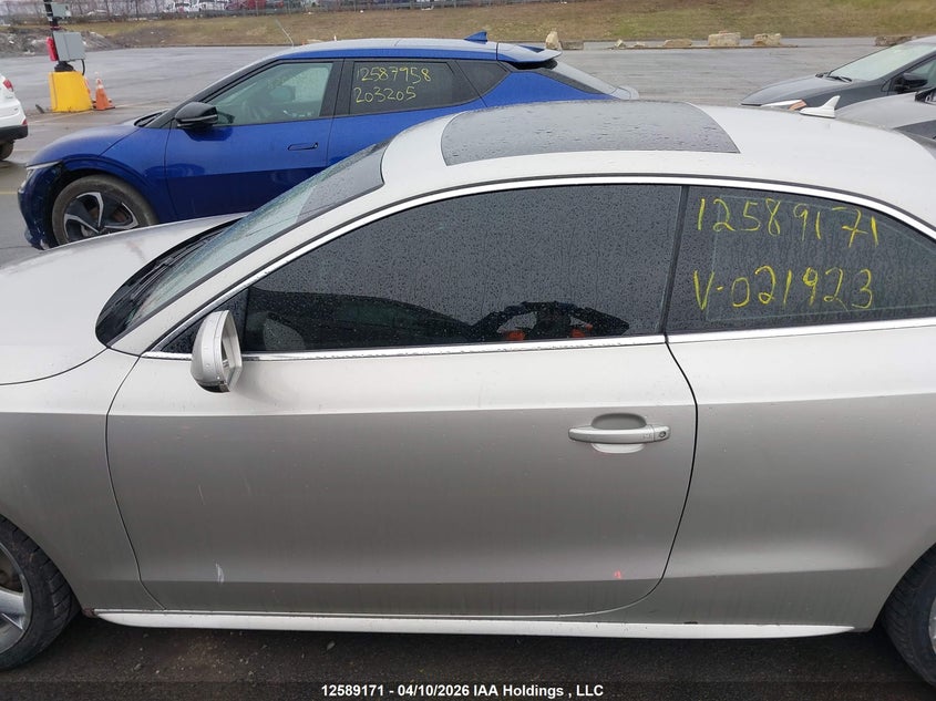 2013 Audi A5 Premium VIN: WAUMFBFRXDA021923 Lot: 12589171