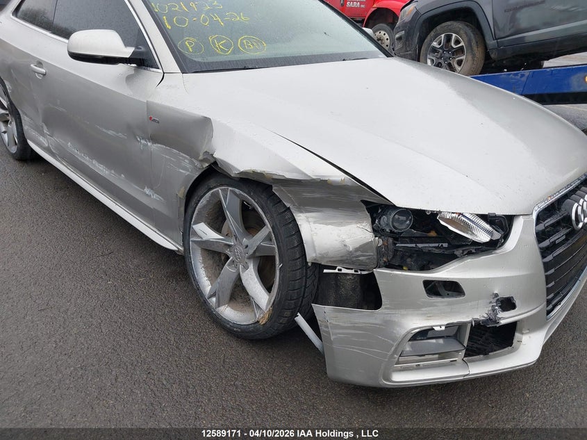 2013 Audi A5 Premium VIN: WAUMFBFRXDA021923 Lot: 12589171