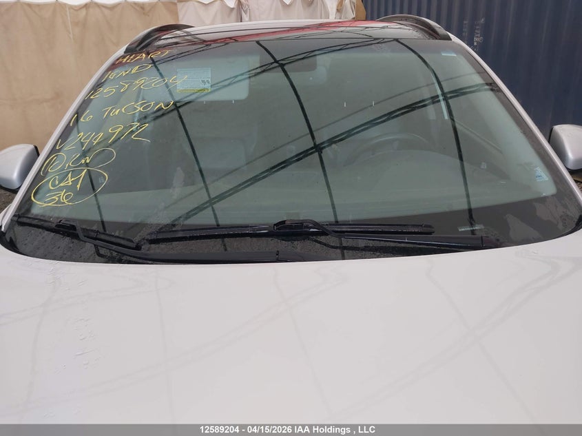 2016 Hyundai Tucson Limited VIN: KM8J3CA22GU244972 Lot: 12589204