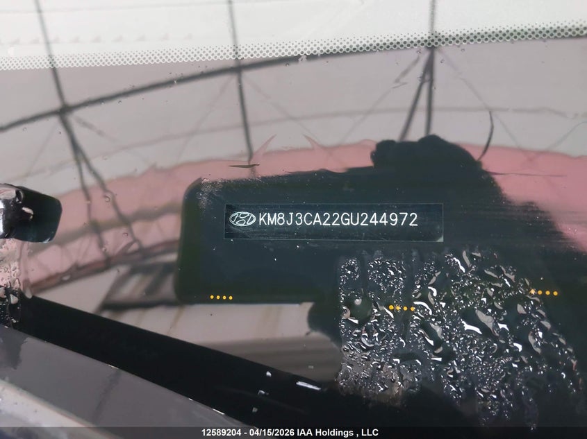 2016 Hyundai Tucson Limited VIN: KM8J3CA22GU244972 Lot: 12589204